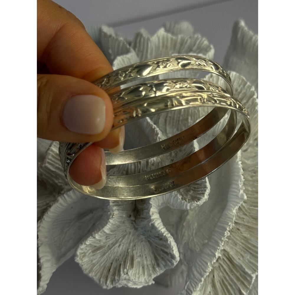 925 Sterling Silver Danecraft Tree Bracelets - Picture 4 of 10